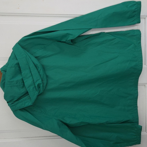 L.L. Bean Green Rain Jacket - Picture 5 of 7